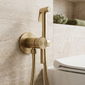 REA Foster Bidetová batéria Brush Gold REA-B6672