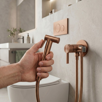 REA Foster Bidetová batéria Brush Copper REA-B6674