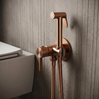 REA Foster Bidetová batéria Brush Copper REA-B6674