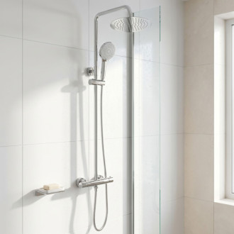 REA Sprchová sada bez výtoku s termostatom Rea Lungo Chrome REA-P6735