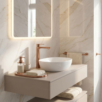 REA Logan Kúpeľňová batéria Brush Copper REA-B6670