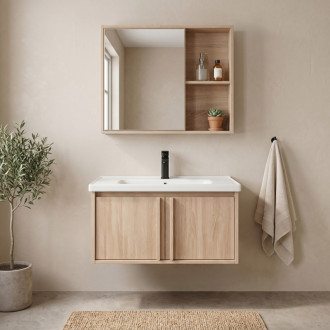 REA Sada kúpeľňového nábytku s umývadlom Gama T25023 BXM 80CM REA-M0211
