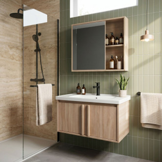 REA Sada kúpeľňového nábytku s umývadlom Gama T25023 BXM 80CM REA-M0211