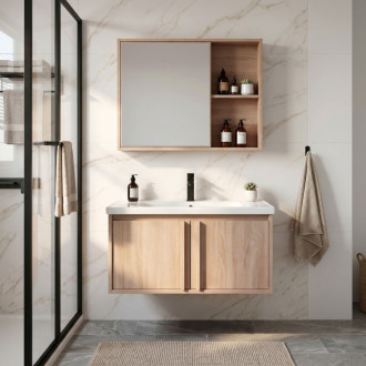 REA Sada kúpeľňového nábytku s umývadlom Gama T25023 BXM 80CM REA-M0211