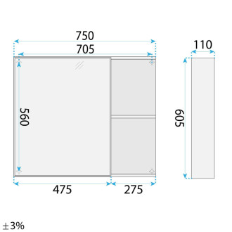 REA Sada kúpeľňového nábytku s umývadlom Gama T25023 KJM 80CM REA-M0210