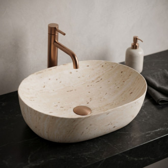 REA Umývadlo na dosku REA Amelia Travertine Classic 48 REA-U4210