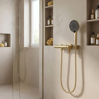 REA Sprchová batéria REA Arcos Brush Gold REA-B6980