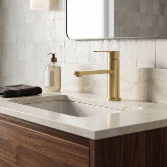 REA Arcos Kúpeľňová batéria Brush Gold REA-B6965