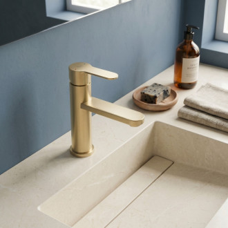 REA Arcos Kúpeľňová batéria Brush Gold REA-B6965