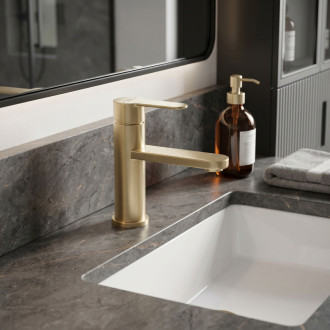 REA Arcos Kúpeľňová batéria Brush Gold REA-B6965