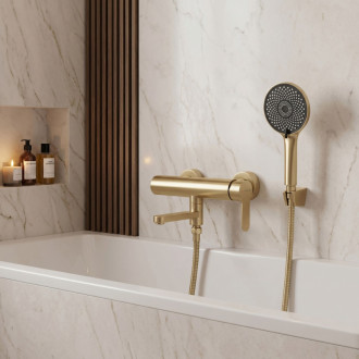 REA Vaňová batéria Rea Arcos Brushed Gold REA-B6982