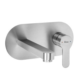 REA Podomietková vaňová batéria REA Arcos Brush Nickel REA-B6973
