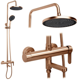 REA Sprchový Set Rea Arcos brush copper REA-P8715