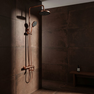 REA Sprchový Set Rea Arcos brush copper REA-P8715