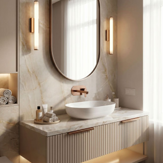 REA Podomietková vaňová batéria REA Arcos Brush Copper REA-B6976