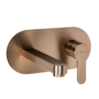 REA Podomietková vaňová batéria REA Arcos Brush Copper REA-B6976