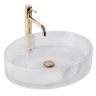 REA Umývadlo na dosku REA Mirella Transparent REA-U3525