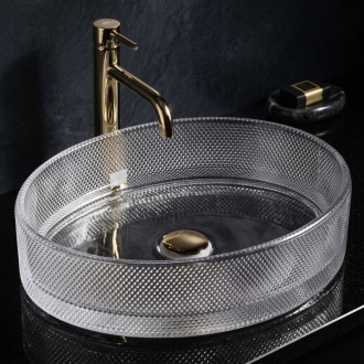 REA Umývadlo na dosku REA Mirella Transparent REA-U3525