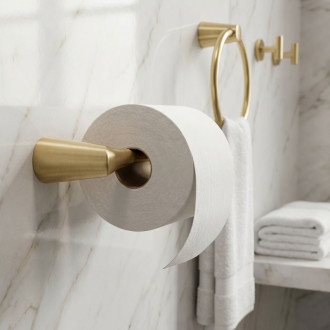 REA VIBE Držiak na toaletný papier 16205 Brush Gold REA-60104