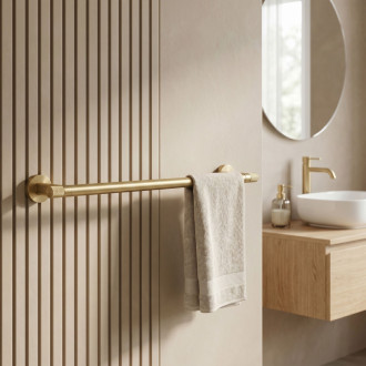 REA Ori Kúpeľňový vešiak 39101 Brush Gold REA-85054