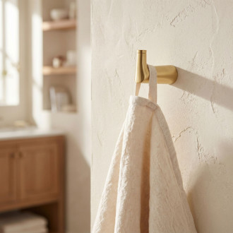 REA Rivo Kúpeľňový háčik 29104 Brush Gold REA-60102