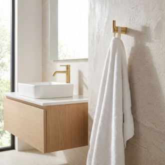 REA Rivo Kúpeľňový háčik 29104 Brush Gold REA-60102