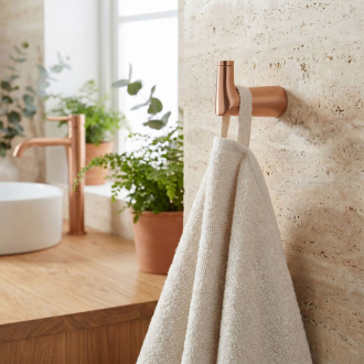 REA Rivo Kúpeľňový háčik 29104 Brush Copper REA-60103
