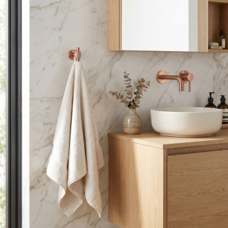 REA Rivo Kúpeľňový háčik 29104 Brush Copper REA-60109