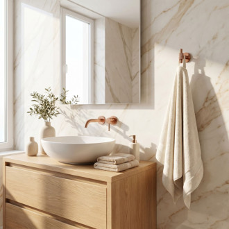 REA Rivo Kúpeľňový háčik 29104 Brush Copper REA-60109