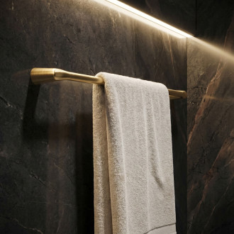 REA Vibe Kúpeľňový vešiak 16201 Brush Gold REA-60100