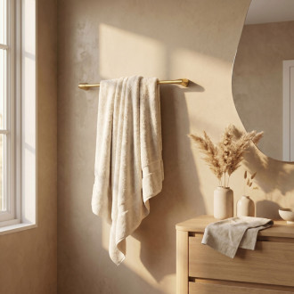 REA Vibe Kúpeľňový vešiak 16201 Brush Gold REA-60100