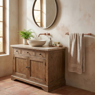 REA Vibe Kúpeľňový vešiak 16201 Brush Copper REA-60101