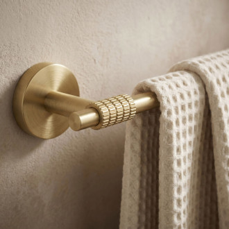REA Rivo Kúpeľňový vešiak 29101 Brush Gold REA-60106