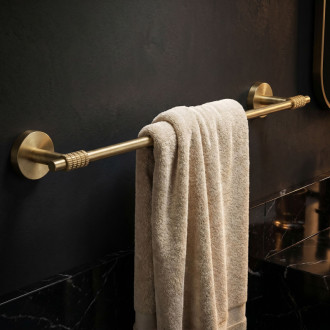 REA Rivo Kúpeľňový vešiak 29101 Brush Gold REA-60106