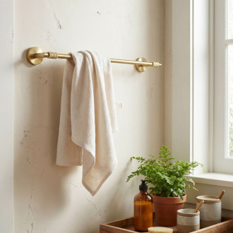 REA Rivo Kúpeľňový vešiak 29101 Brush Gold REA-60106