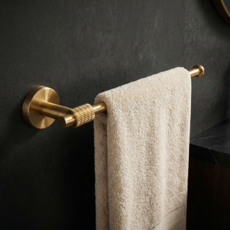 REA Rivo Kúpeľňový vešiak 29106 Brush Gold REA-60112