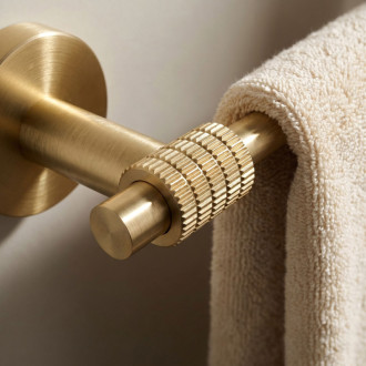 REA Rivo Kúpeľňový vešiak 29106 Brush Gold REA-60112