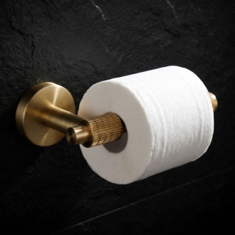 REA Rivo Držiak na toaletný papier 29105 Brush Gold REA-60110