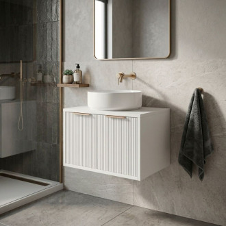 REA Core Koupelnová skříňka pod umyvadlo 60cm White REA-M0400