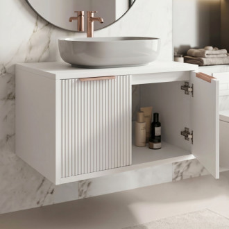 REA Core Koupelnová skříňka pod umyvadlo 60cm White REA-M0400