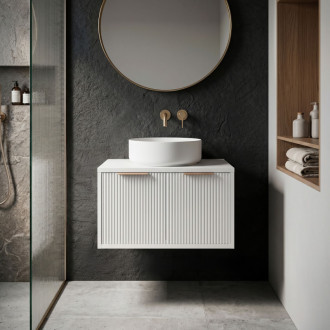 REA Core Koupelnová skříňka pod umyvadlo 60cm White REA-M0400