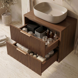 REA Mono Koupelnová skříňka pod umyvadlo 60cm Brown REA-M0413