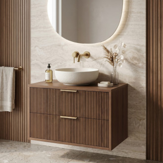 REA Mono Koupelnová skříňka pod umyvadlo 80cm Brown REA-M0414
