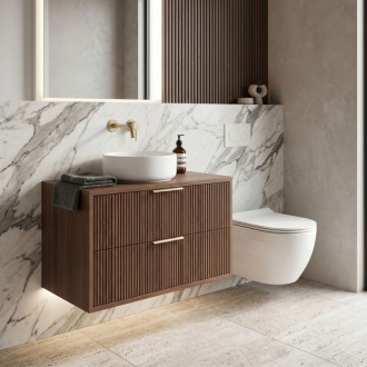 REA Mono Koupelnová skříňka pod umyvadlo 80cm Brown REA-M0414