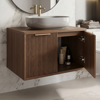 REA Core Koupelnová skříňka pod umyvadlo 60cm Brown REA-M0411