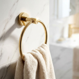 REA Rivo Koupelnový věšák Ring 81307 Brush Gold REA-66001