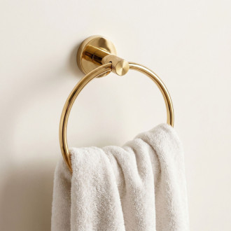 REA Rivo Koupelnový věšák Ring 81307 Brush Gold REA-66001