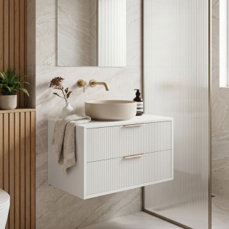REA Mono Koupelnová skříňka pod umyvadlo 80cm White REA-M0403