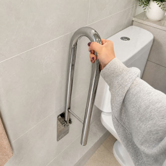 REA Sklopné koupelnové madlo Chrome REA-89056