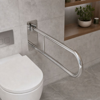 REA Sklopné koupelnové madlo Chrome REA-89056